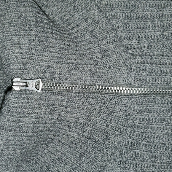 Medium J.Crew Grey Zip-up - Picture 4 of 5